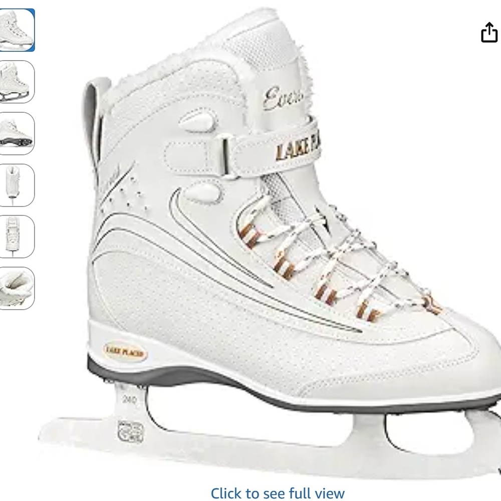 Women's White Ice Skates